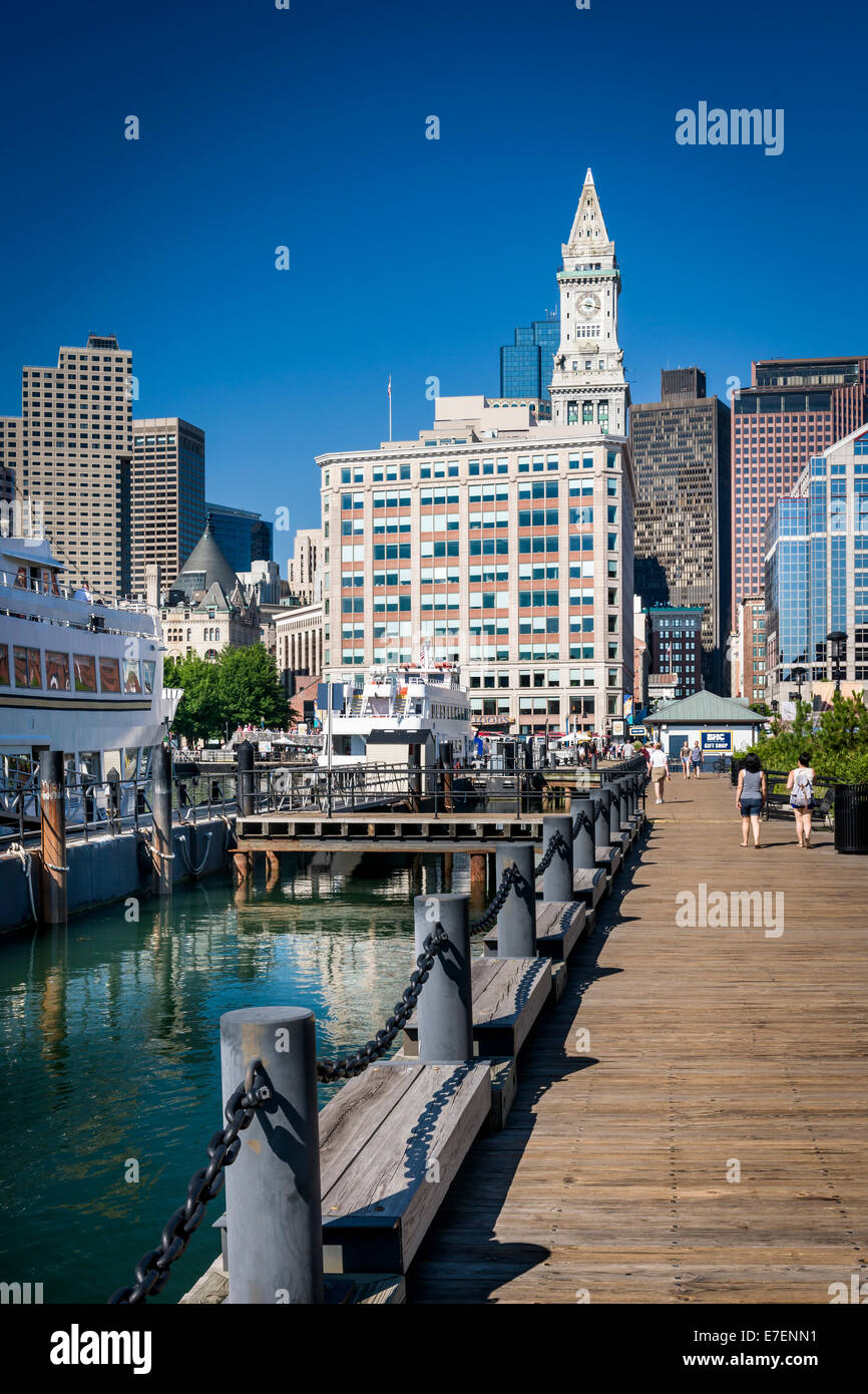 El puerto de Boston, Massachusetts, EE.UU Fotografía de stock - Alamy