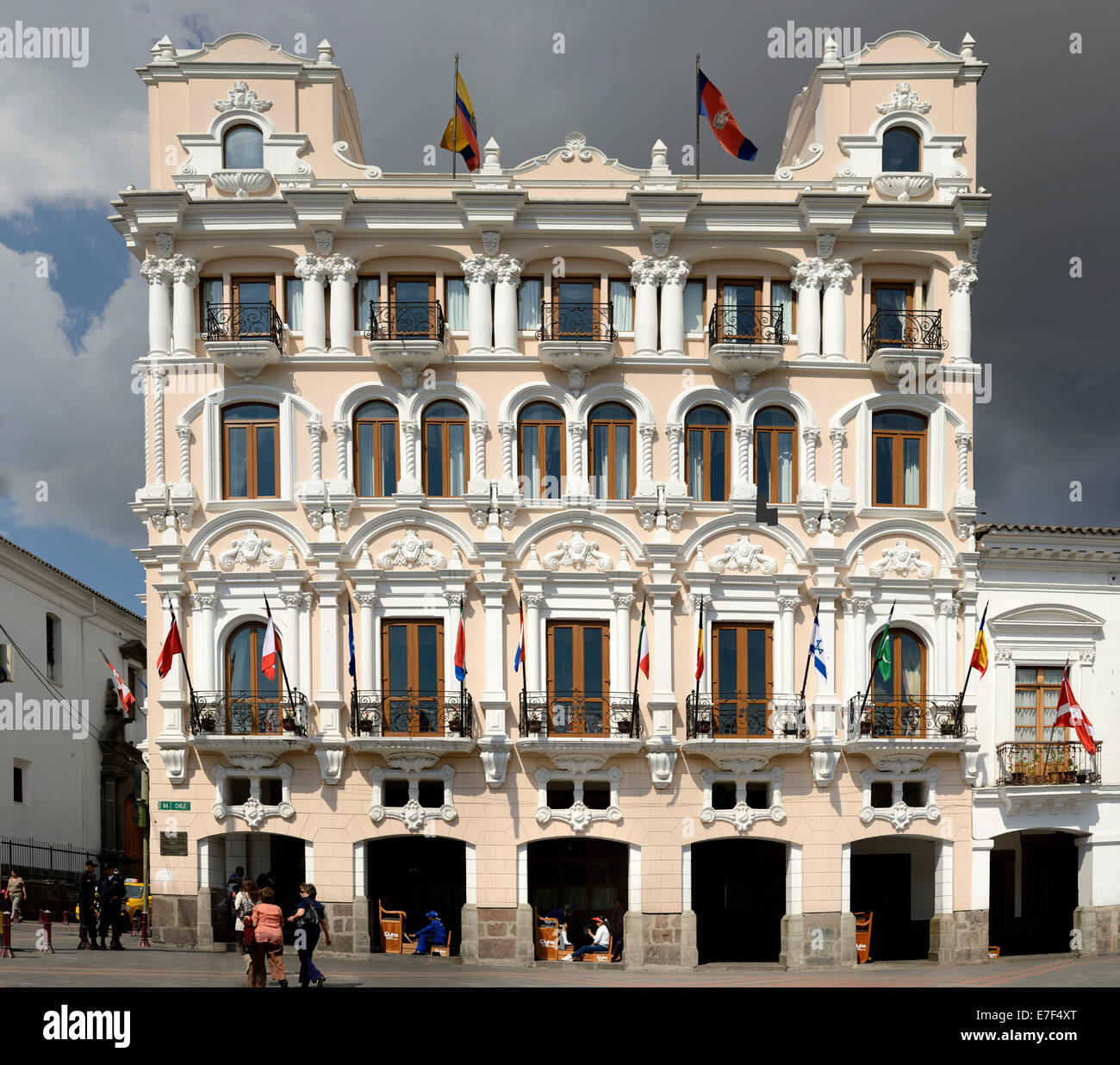 Edificio histórico de Quito, Ecuador, Sudamérica Fotografía de stock Alamy
