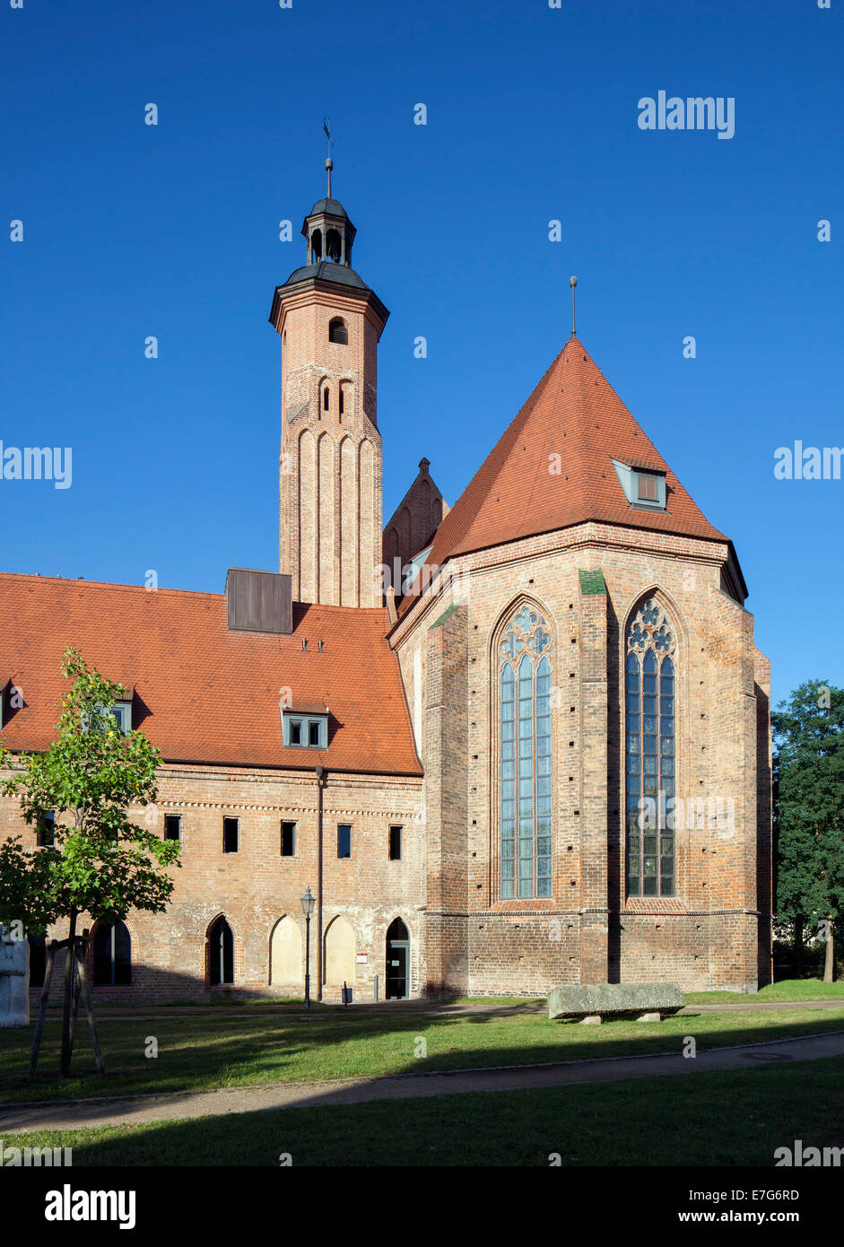 Antiguo convento de los Dominicos y la iglesia de St. Pauli, hoy en día, el Museo Arqueológico, Estado de Brandenburg an der Havel, Brandeburgo Foto de stock