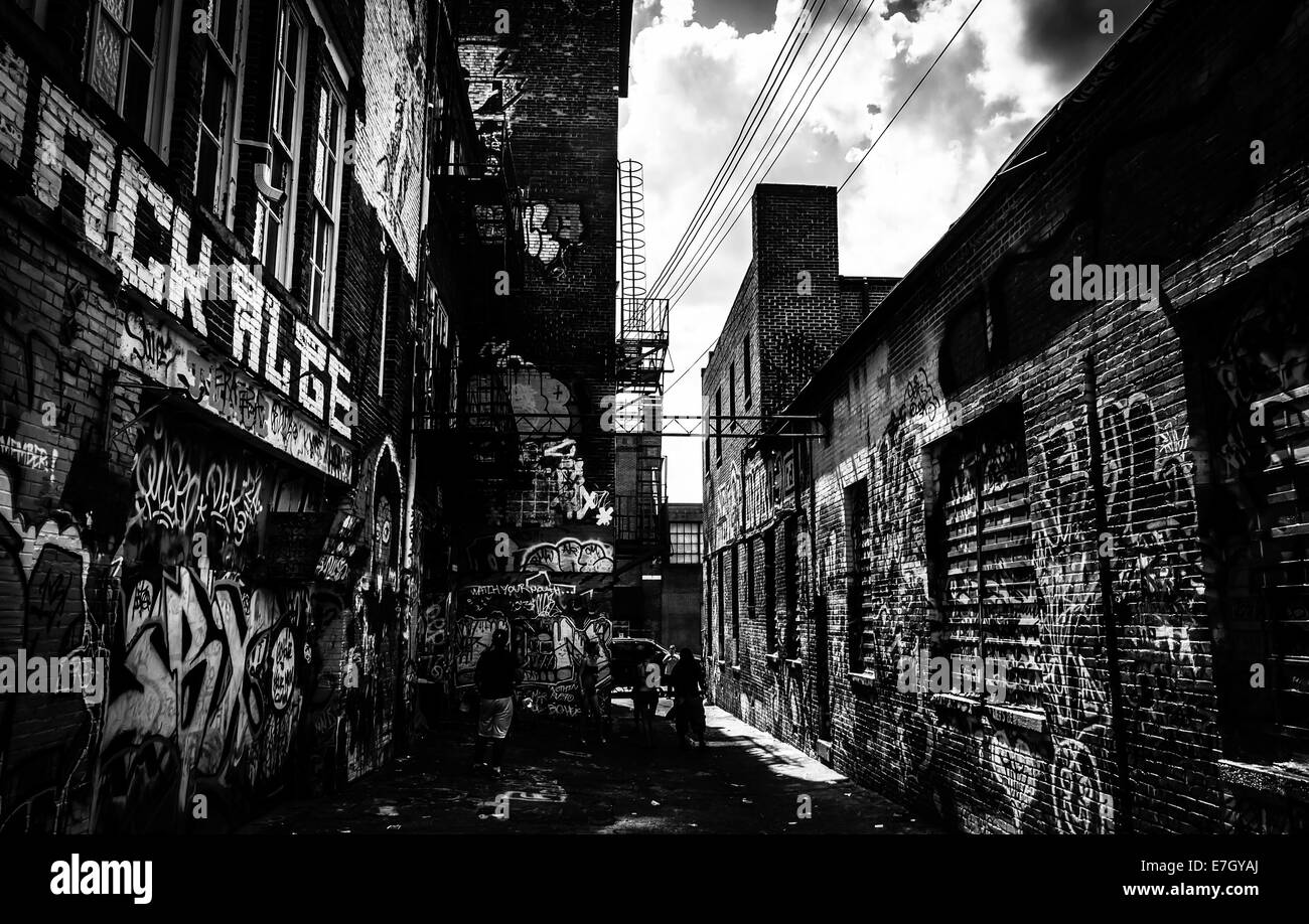 Fondo de pantalla de graffiti Imágenes de stock en blanco y negro - Alamy