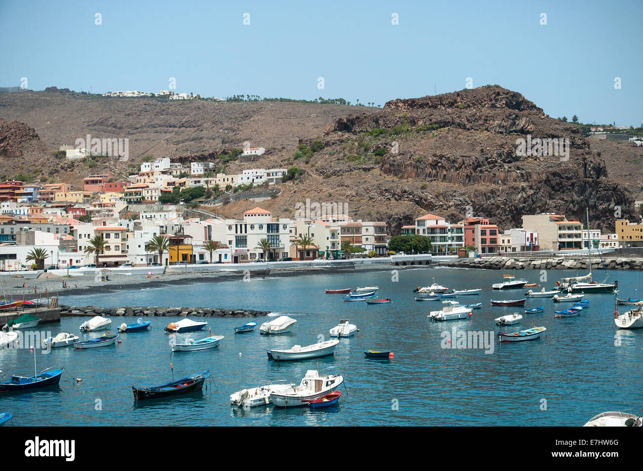 Puerto de Playa de Santiago / La Gomera / Canarias/ España Fotografía de  stock - Alamy