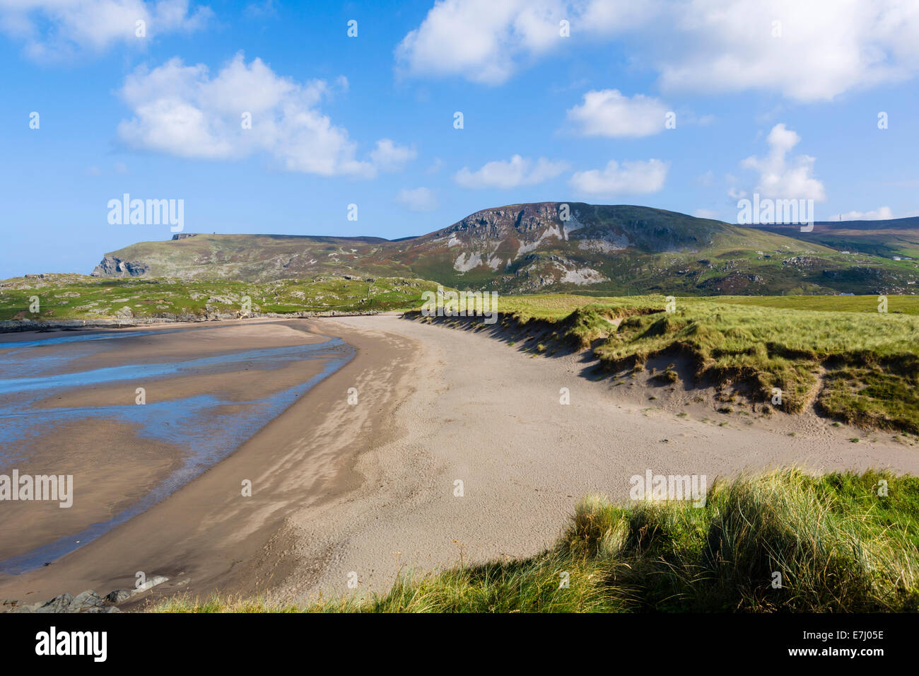 En la playa, Glencolumbkille Doonalt Glencolmcille (o), Condado de Donegal, en la República de Irlanda Foto de stock
