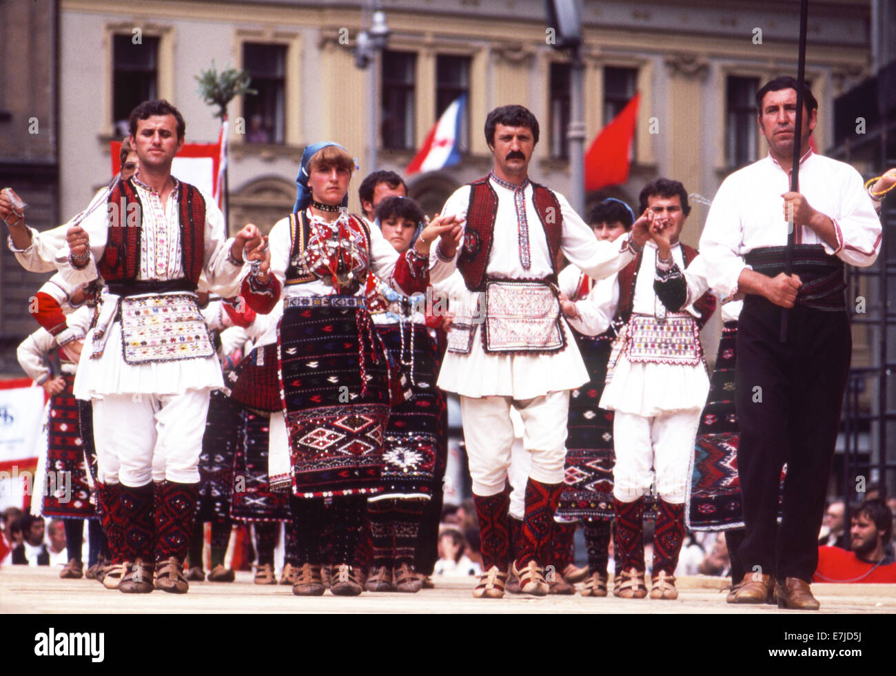Festival Folclórico, Macedonia Foto de stock