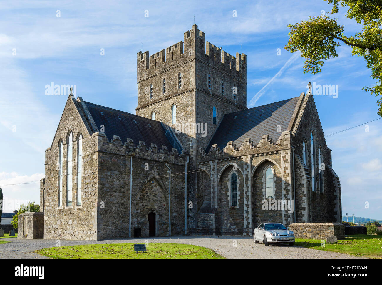 La Catedral de Santa Brígida, Kildare, Condado de Kildare, en la República de Irlanda Foto de stock