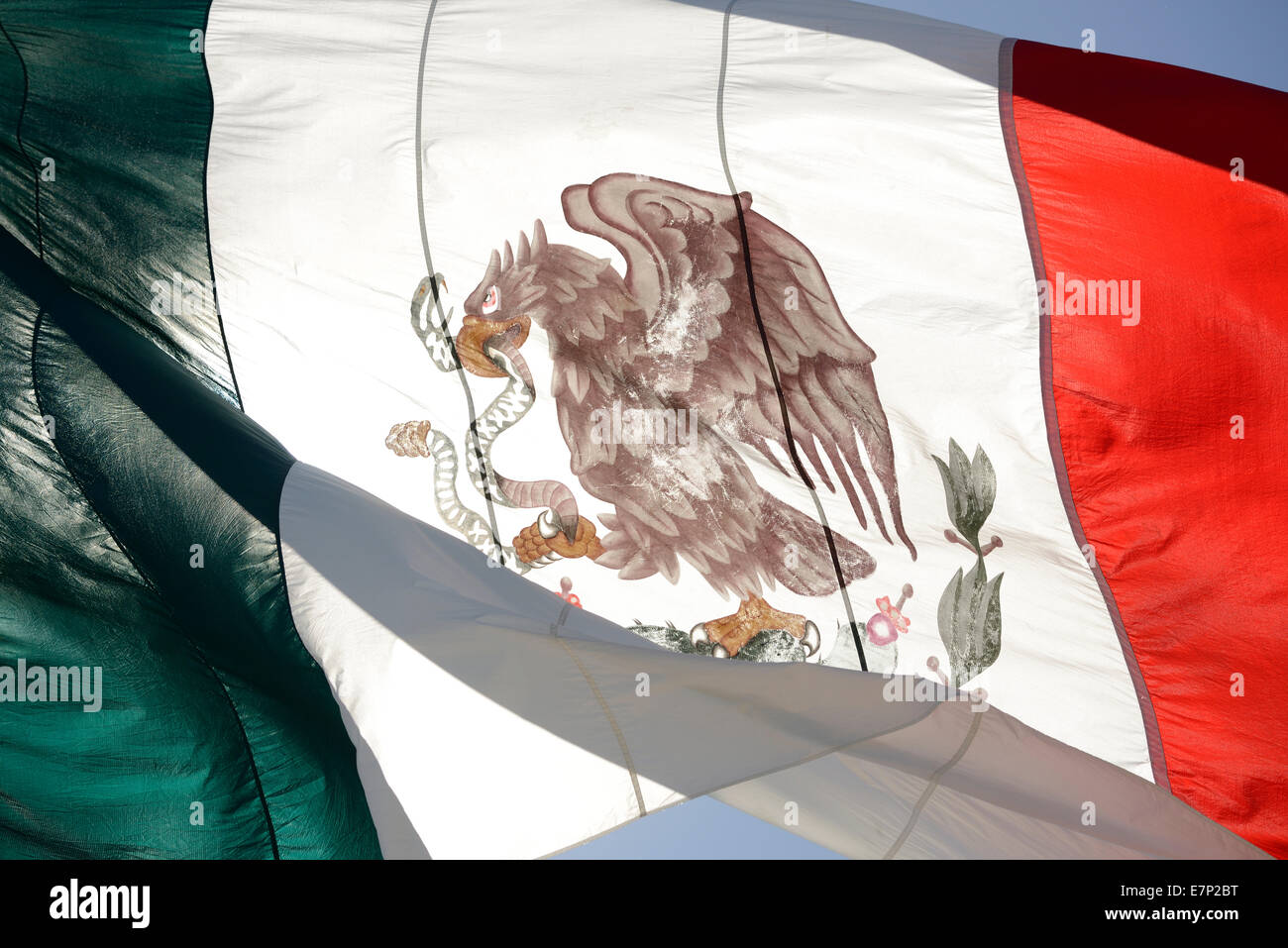 México, América del Norte de Baja California, Baja California, San José del  Cabo, la bandera, el águila, el Mexicano Fotografía de stock - Alamy