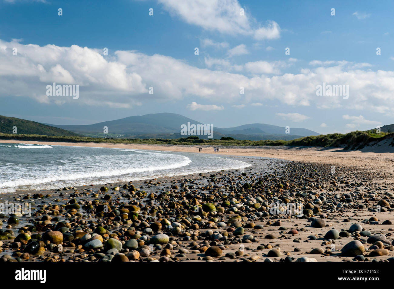 Tullagh Bay beach,Clonmany, Inishowen, Condado de Donegal, Irlanda, Foto de stock