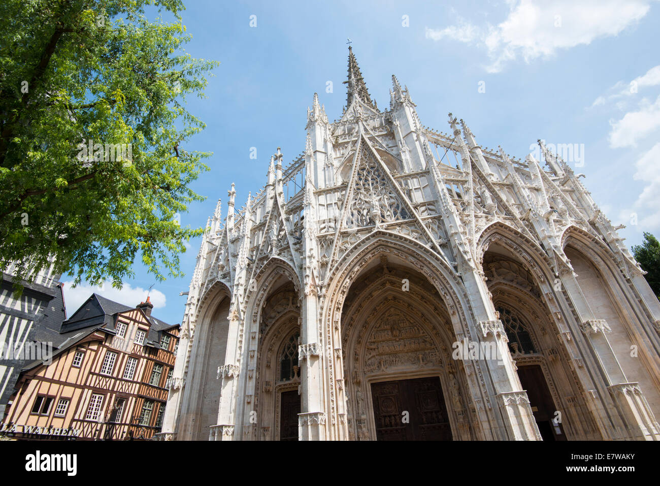 Catedral de Rouen, Francia Europa Foto de stock