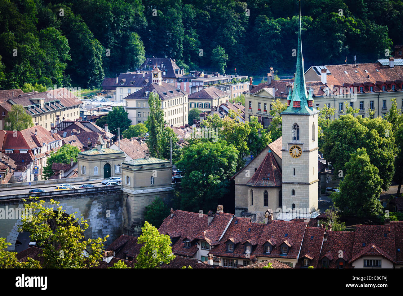 Ciudad De Berna La Capital De Suiza Nydegg Nydeggkirche Iglesia Fotografia De Stock Alamy