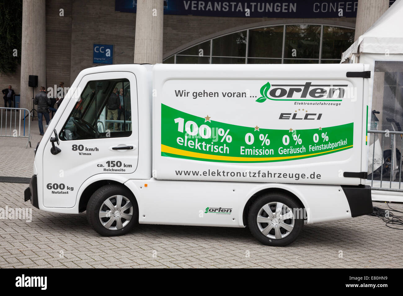 ORTEN Transporter eléctrico en la 65a reunión de vehículos comerciales IAA 2014 en Hannover, Alemania Foto de stock