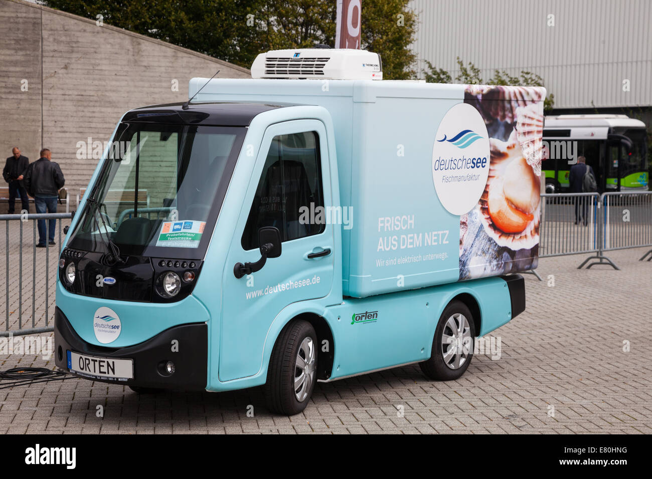 ORTEN Transporter eléctrico en la 65a reunión de vehículos comerciales IAA 2014 en Hannover Foto de stock