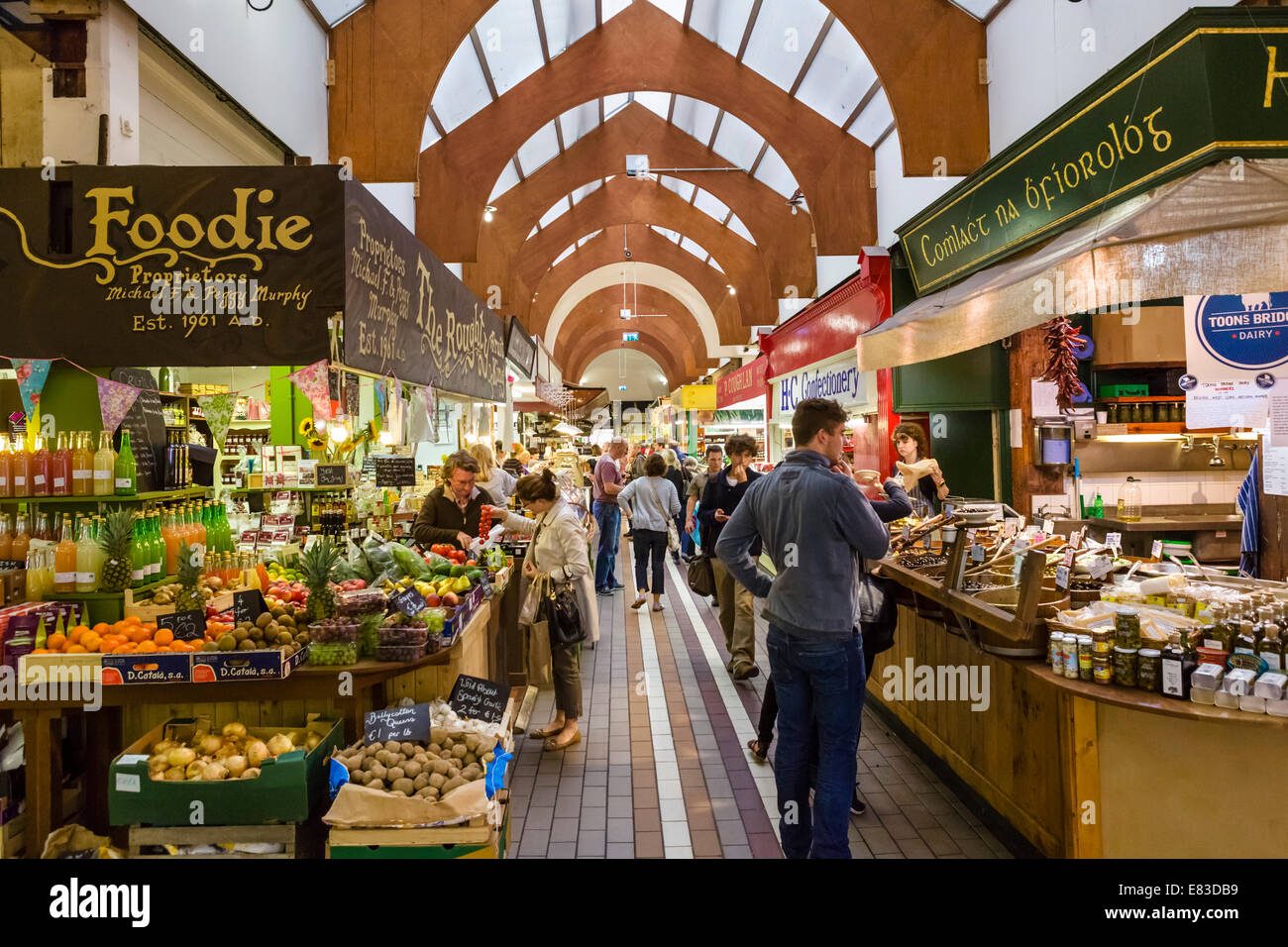 El mercado inglés en Cork, Condado de Cork, República de Irlanda Foto de stock