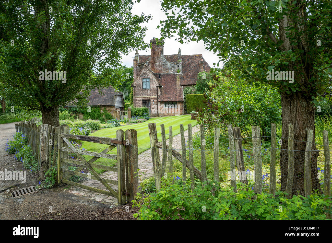 La Casa del Sacerdote, Sissinghurst Castle, Kent, Inglaterra, Reino Unido Foto de stock