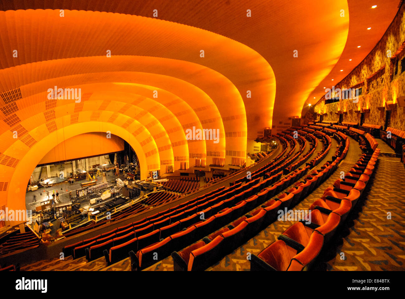 Interior del Radio City Music Hall de Nueva York, EE.UU Fotografía stock - Alamy