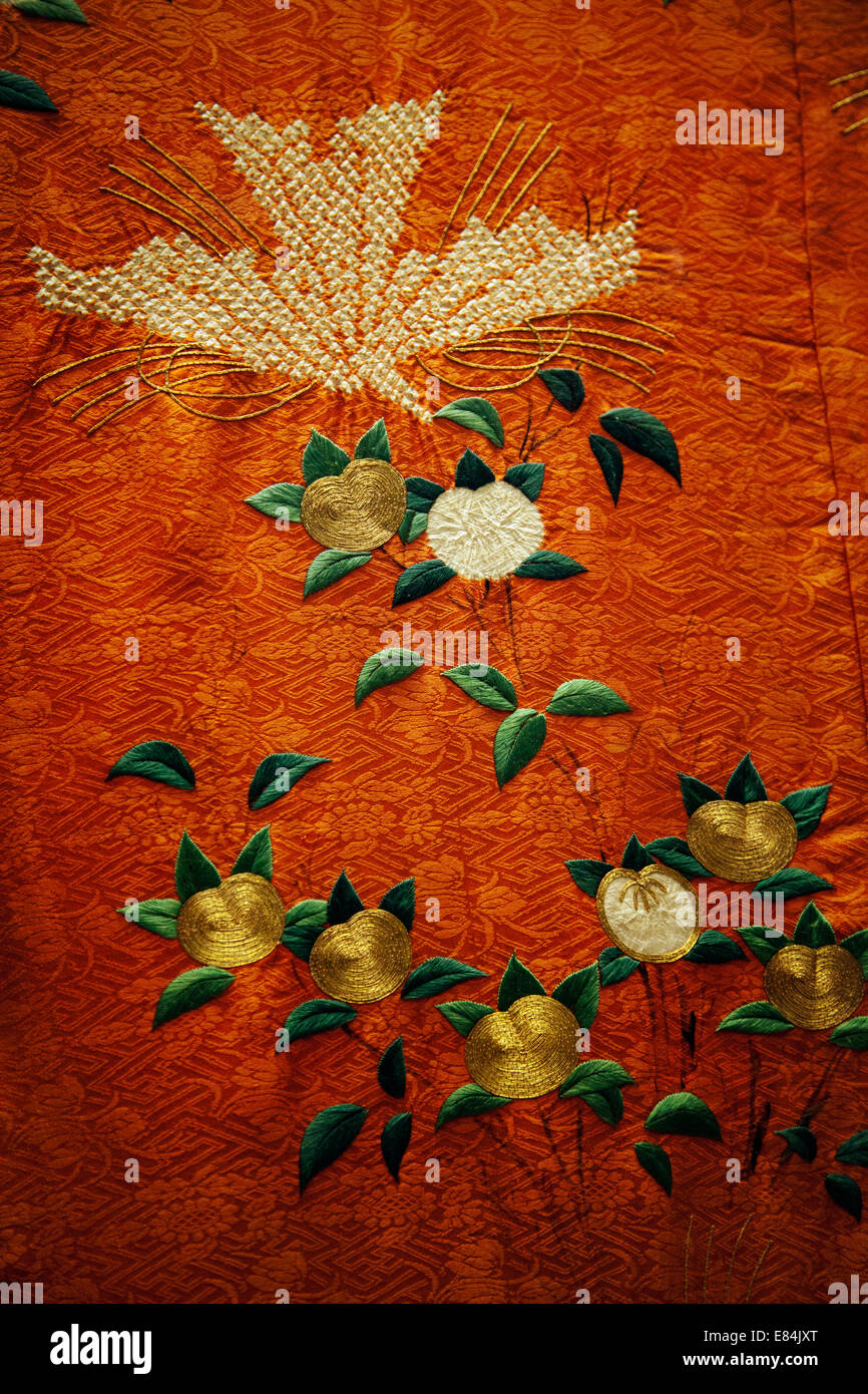 Detalle de kimono Foto de stock