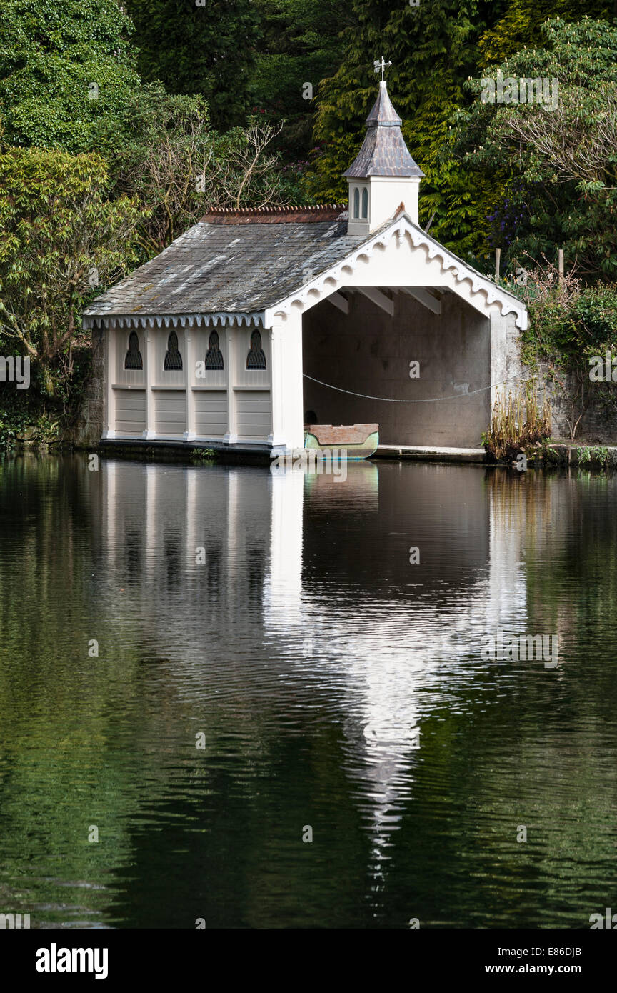 Los jardines de Trevarno Estate, Helston, Cornualles, una vez famosos