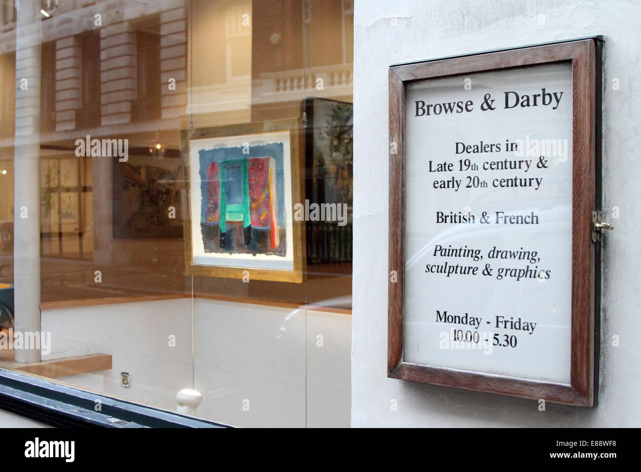 Browse & Darby galería de arte en Londres, Reino Unido. Foto de stock