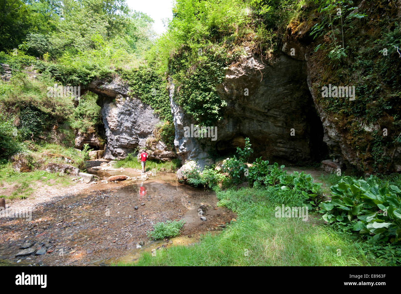 Italia, Piamonte, Ara, Grotte di Ara, Cuevas Ara Foto de stock