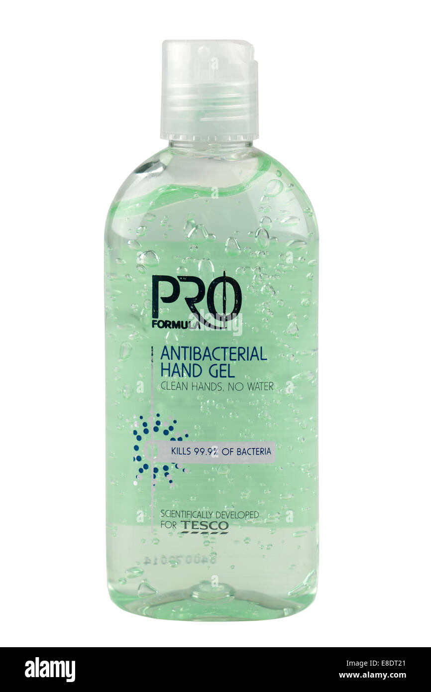 Botella off Pro Formula antibacterial gel limpiador de manos sin agua mata el 99,9 por ciento de las bacterias Foto de stock
