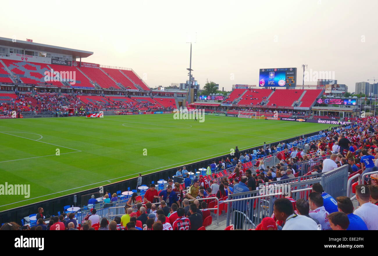 BMO Field Stadium en Toronto, Canadá Foto de stock