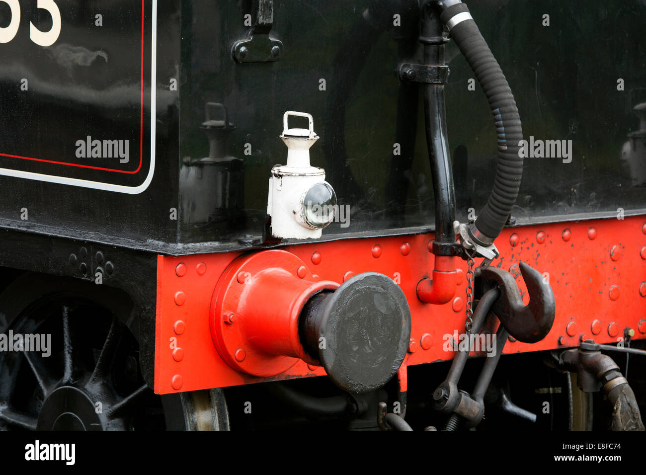 Clase M7 LSWR locomotora a vapor Nº 30053 sobre el Severn Valley Railway Station en Kidderminster, Worcestershire, Reino Unido Foto de stock