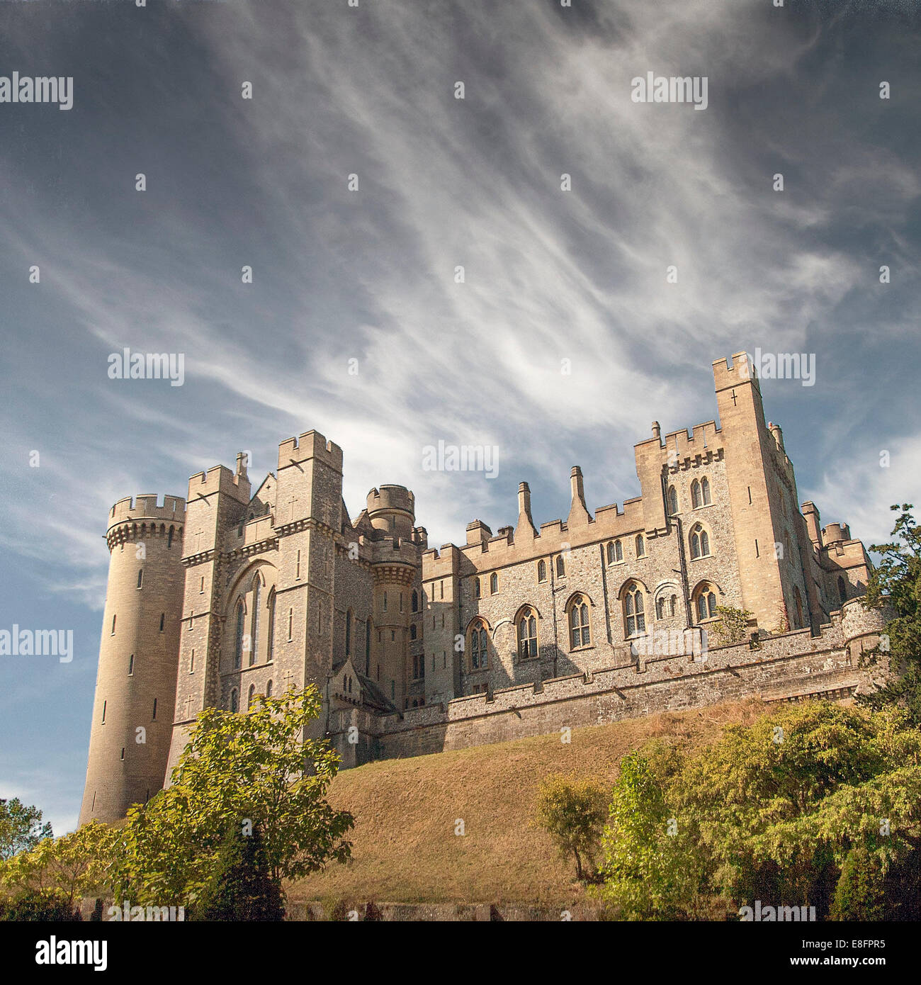 Reino Unido, West Sussex, Arundel Castle Foto de stock