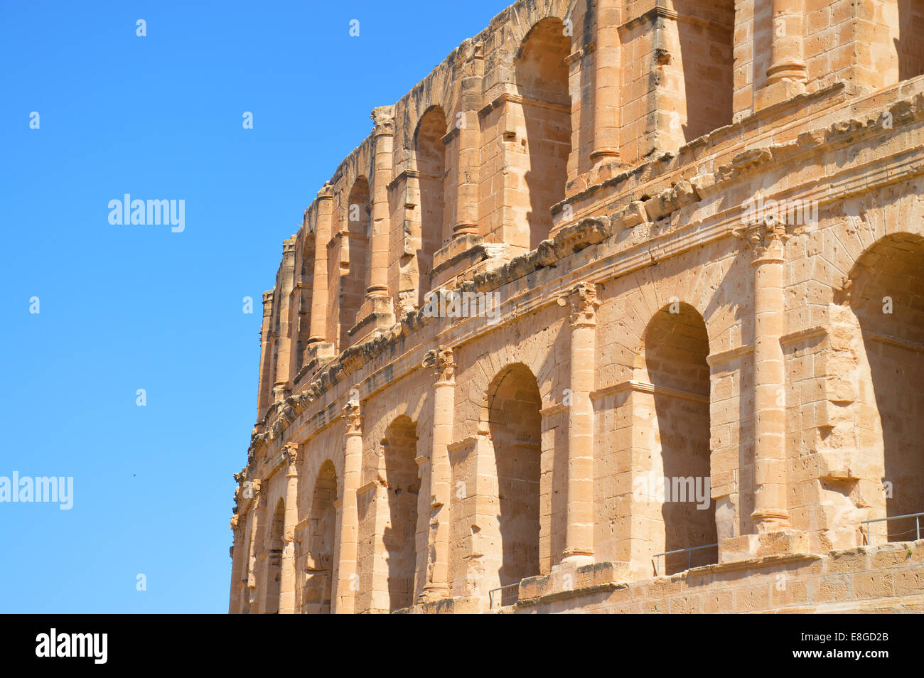 Colosseum en Túnez Foto de stock