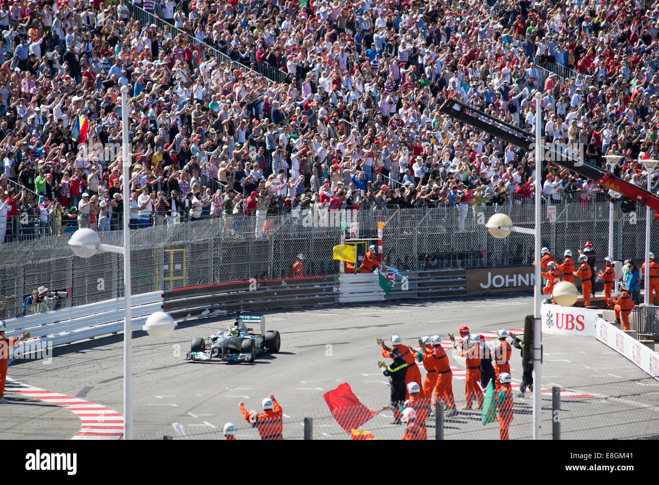 La Fórmula 1, el Grand Prix de Mónaco, Montecarlo, Mónaco, Cote d'Azur Foto de stock