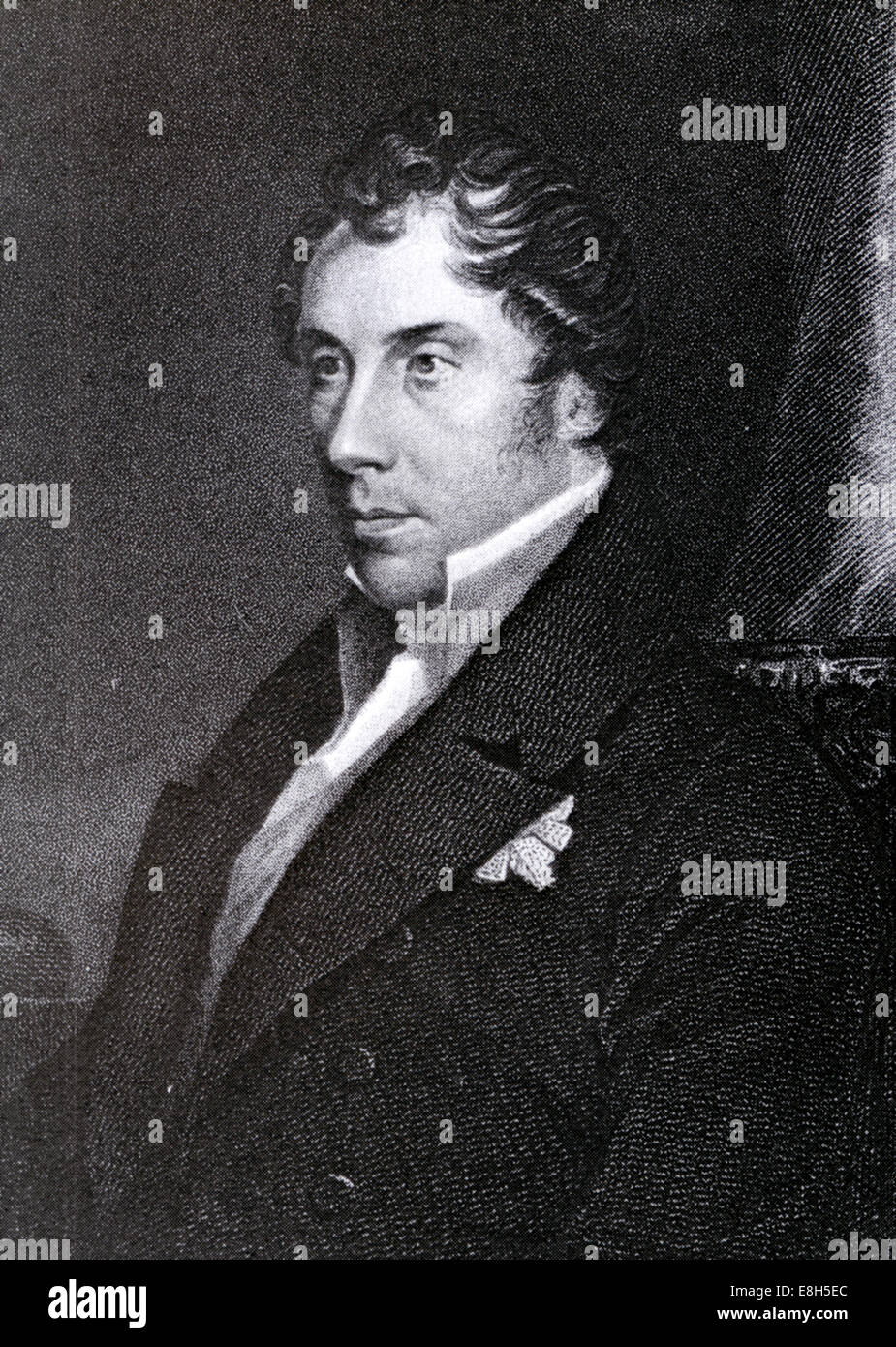 GEORGE HAMILTON-Gordon, 4to Earl de Aberdeen (1784-1860) Primer Ministro tory británico desde 1852-1855. Foto de stock