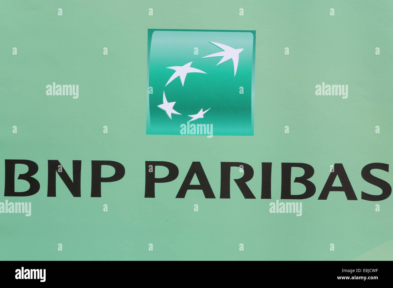 Logotipo : BNP Paribas. Foto de stock
