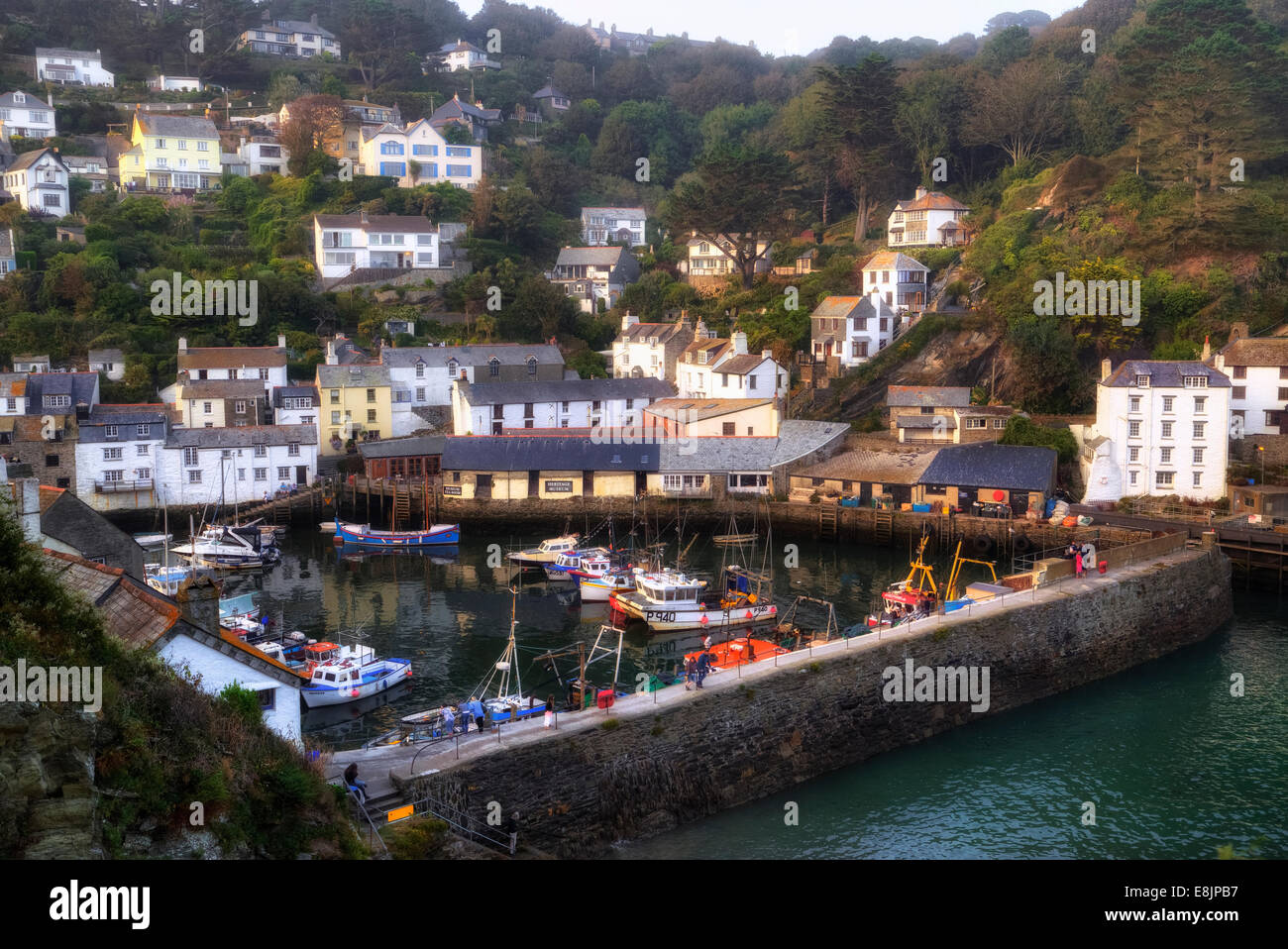 Polperro, Cornwall, Inglaterra, Reino Unido Foto de stock