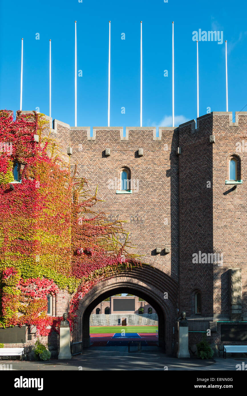 El Estadio Olímpico de Estocolmo, inaugurado en el año 1912, acogió los