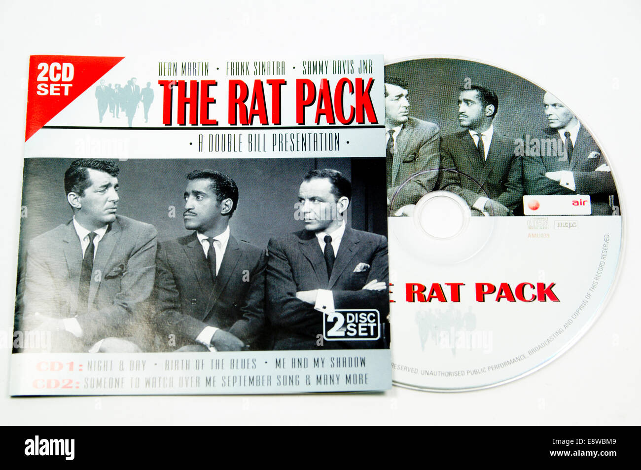 El cd de Rat Pack Foto de stock