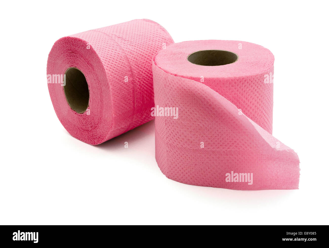 Papel higiénico rosa Fotografía de stock - Alamy