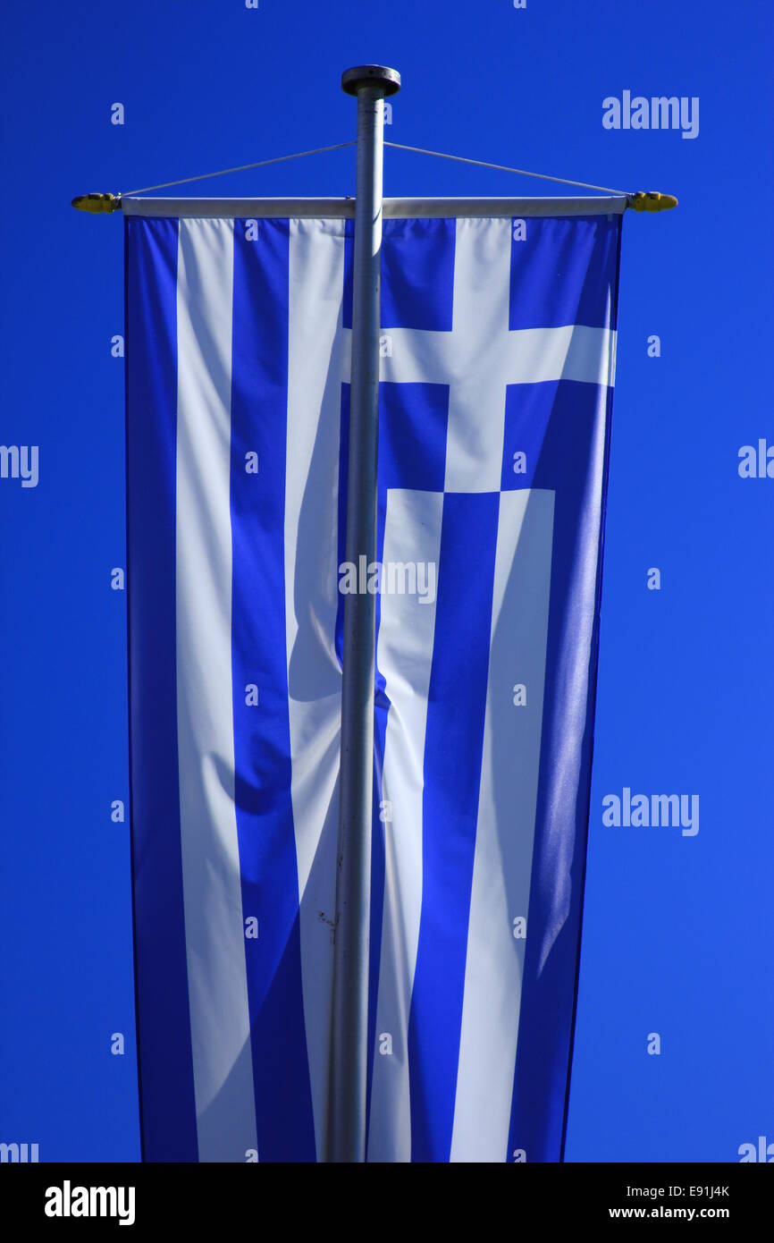 Bandera de Grecia Foto de stock