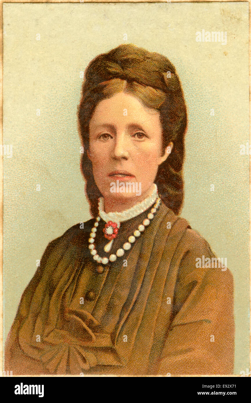 Sofía de Nassau (1836-1913), reina consorte de Suecia, Retrato, circa 1885 Foto de stock