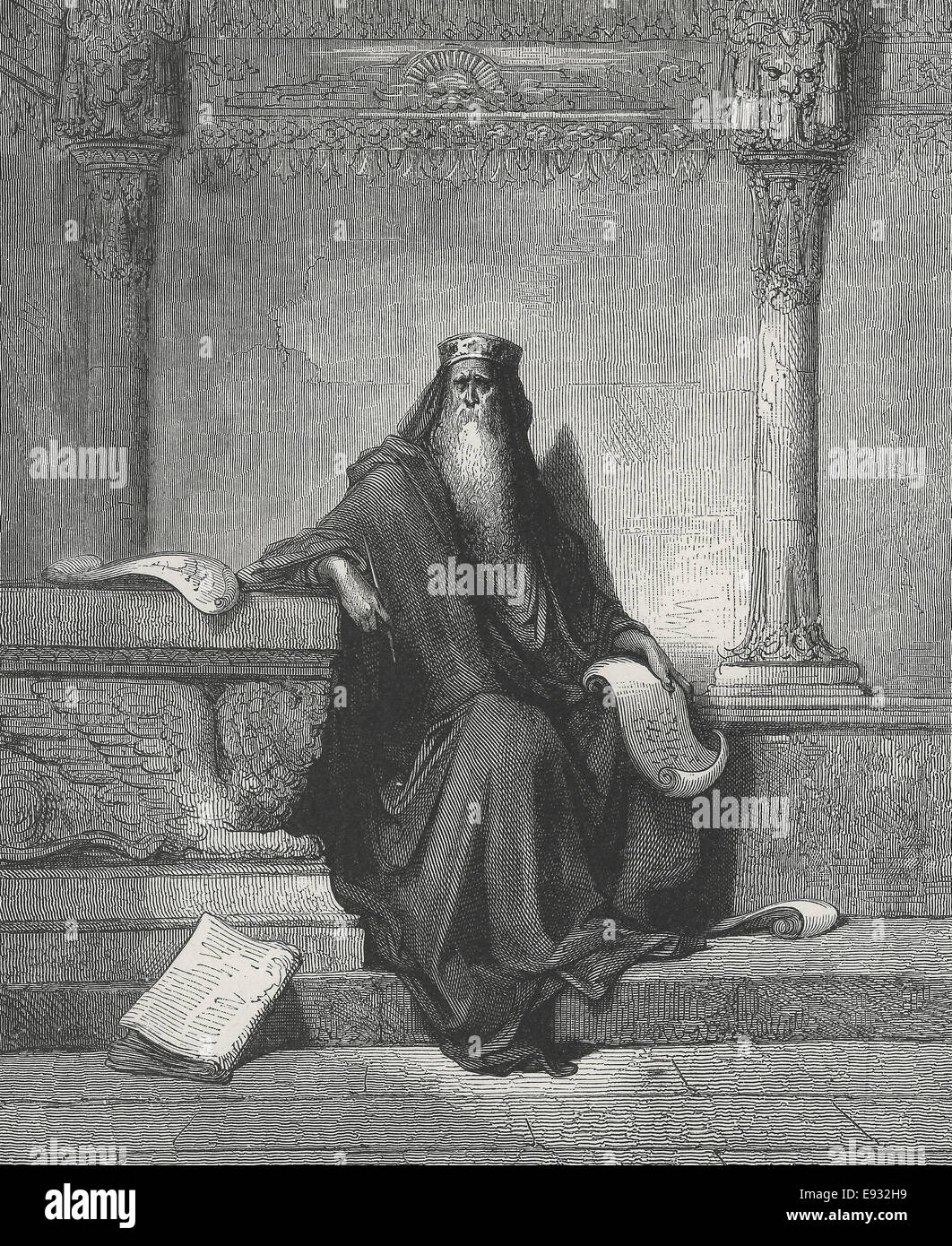 El rey Salomón - Antiguo Testamento Fotografía de stock - Alamy