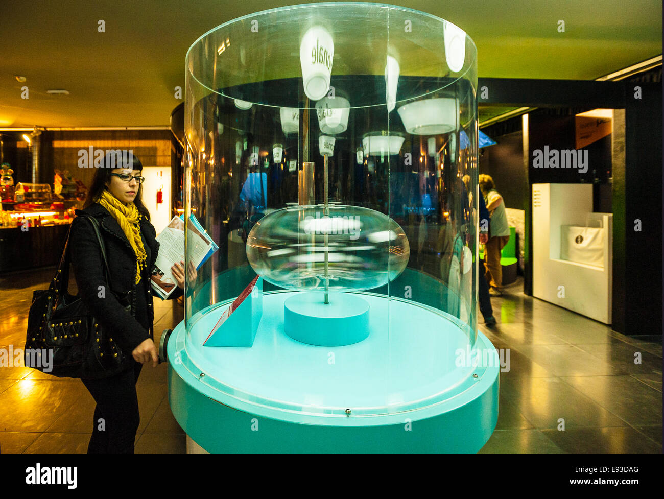Italia Turín Piamonte Pino Torinese Inauguración de la nueva zona de museos del Museo de Turín planetario astronomía y espacio INFINI.Al 17 de octubre de 2014 Foto de stock
