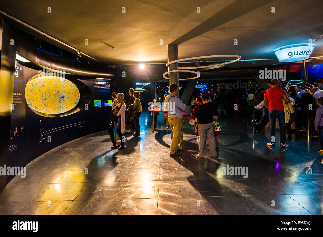 Italia Turín Piamonte Pino Torinese Inauguración de la nueva zona de museos del Museo de Turín planetario astronomía y espacio INFINI.Al 17 de octubre de 2014 Foto de stock
