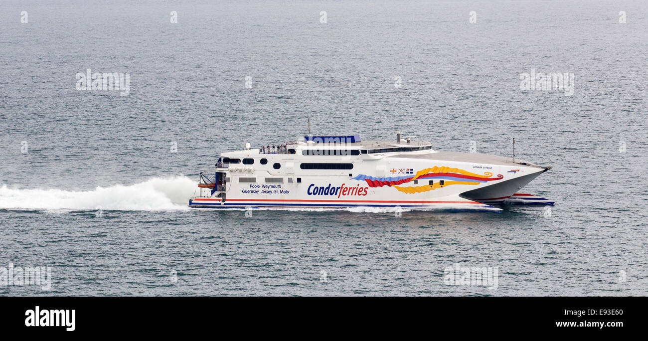 Condor Ferries Condor Rapide ferry de Jersey Fotografía de stock - Alamy