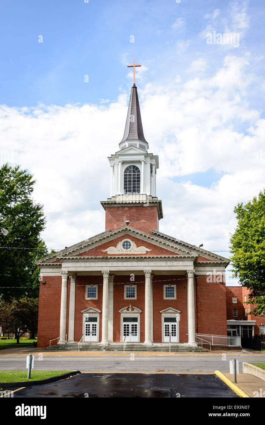 La Primera Iglesia Bautista, 525 South Avenue, Springfield, Missouri  Fotografía de stock - Alamy