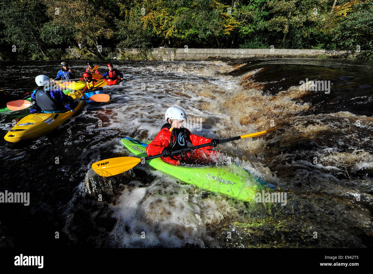 Stock Photo - Kayak competencia, Buncrana, Condado de Donegal, Irlanda. ©George Sweeney /Alamy Foto de stock