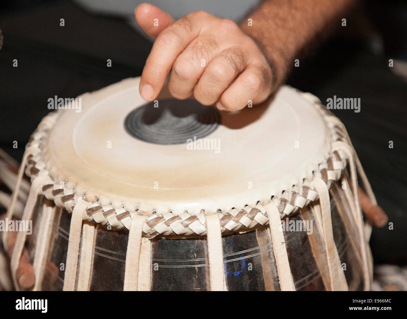 Tabla instrumento musical indio Fotografía de stock - Alamy