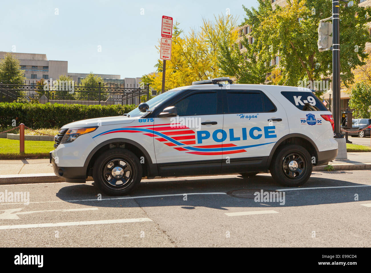 K9 de la Policía Metropolitana de vehículo de servicio - Washington, DC, EE.UU. Foto de stock