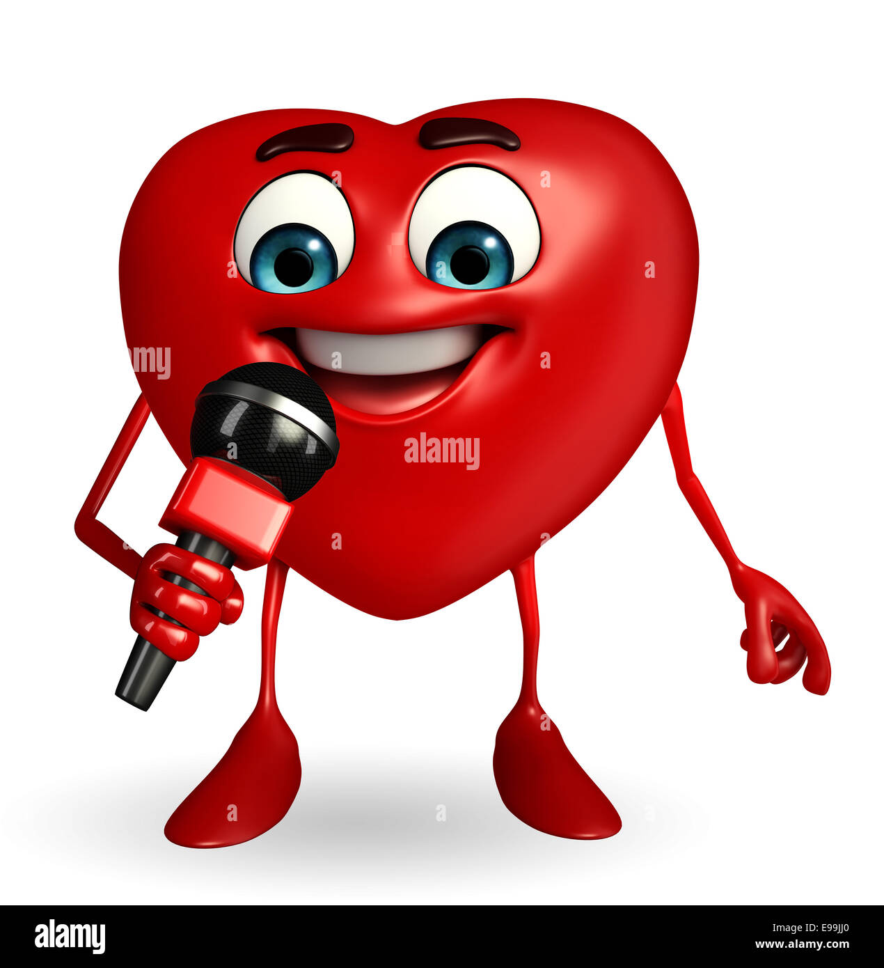 Personaje de dibujos animados de forma corazón con Mike Fotografía de stock - Alamy Personaje de dibujos animados de forma corazón con Mike Fotografía de stock - Alamy