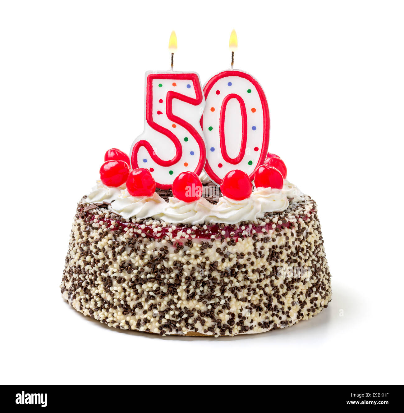Torta del 50 aniversario Imágenes recortadas de stock - Alamy