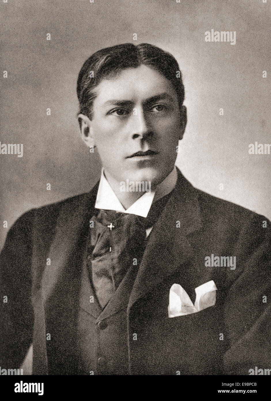 Sir George Alexander, 1858 -1918, nacido George Alexander Gibb Samson. Actor inglés, productora de teatro y teatro manager. Foto de stock