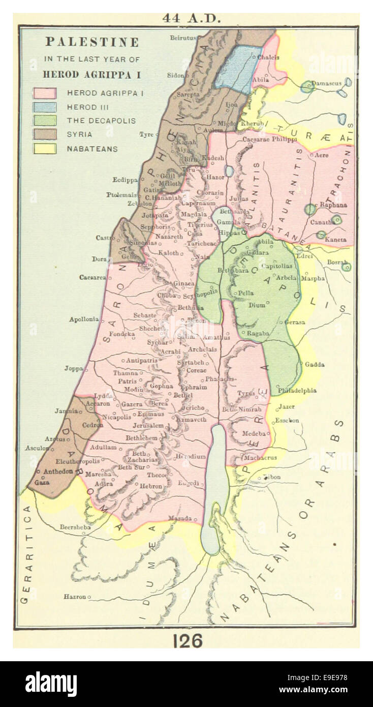 Maccoun 1899 P189 44 A D Palestina El Tiempo Del Ultimo Ano De Herodes Agripa I E9e978 