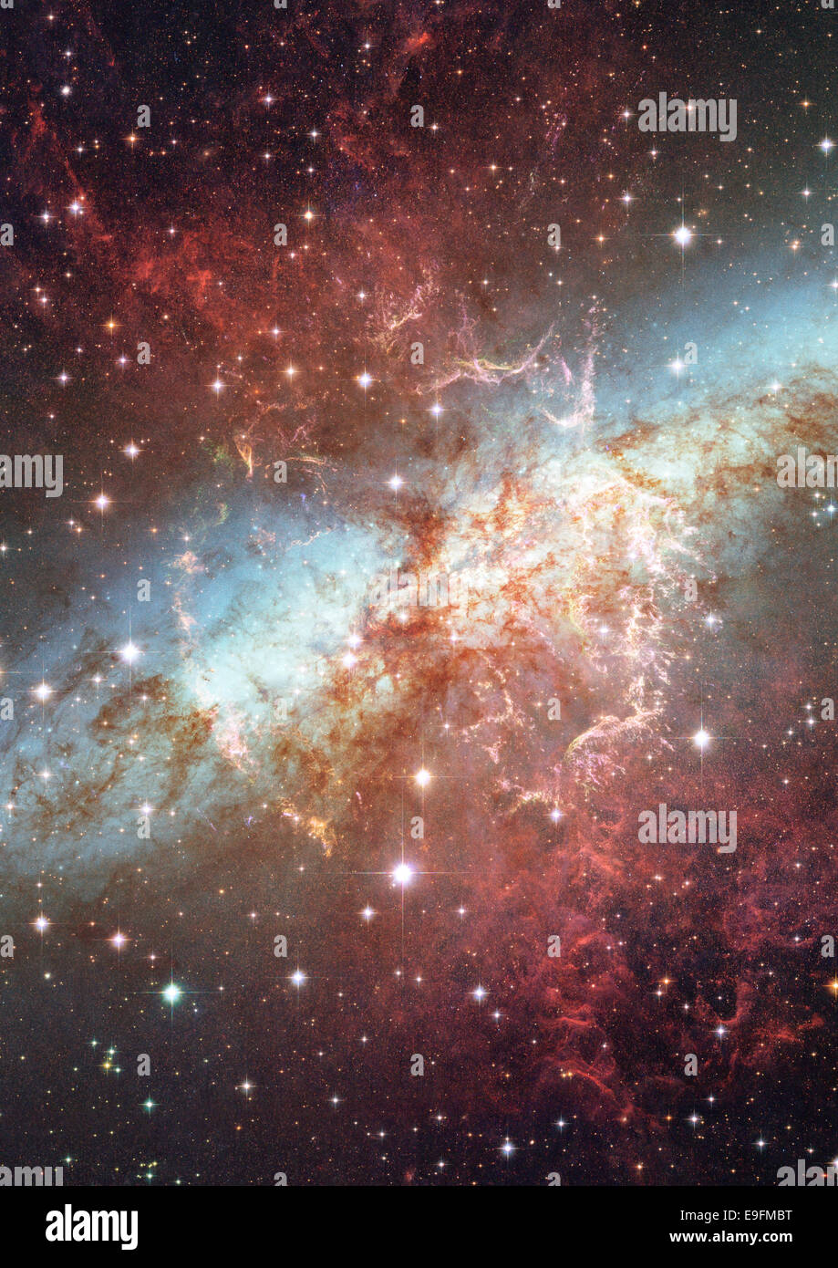 Siendo nebulosa brilló Foto de stock
