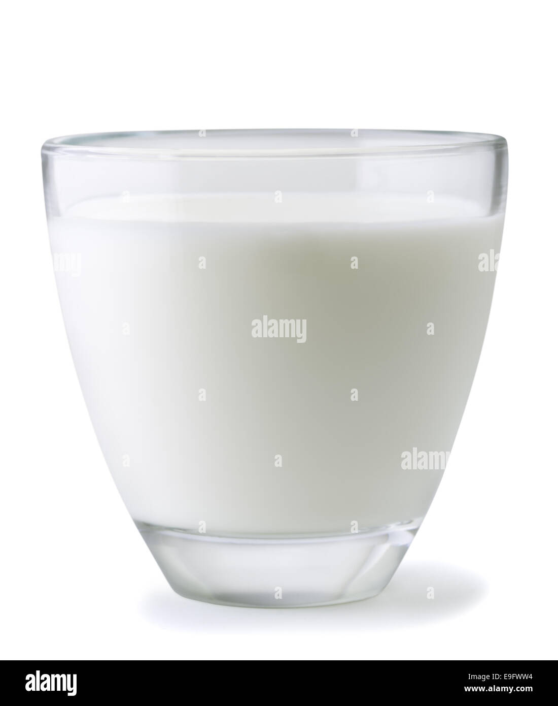 Vaso de leche Foto de stock