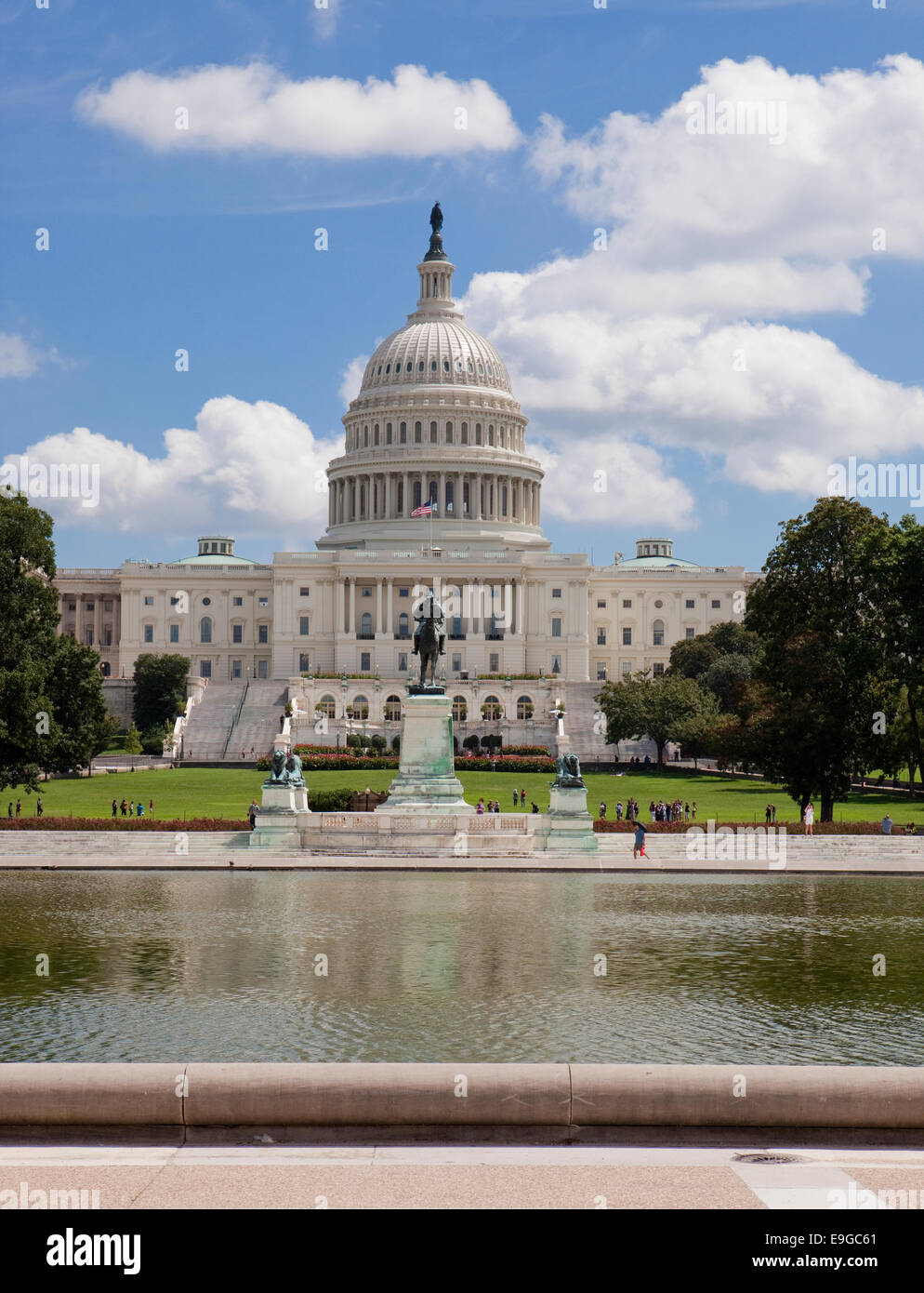 El edificio del Capitolio de Washington DC, Estados Unidos Foto de stock